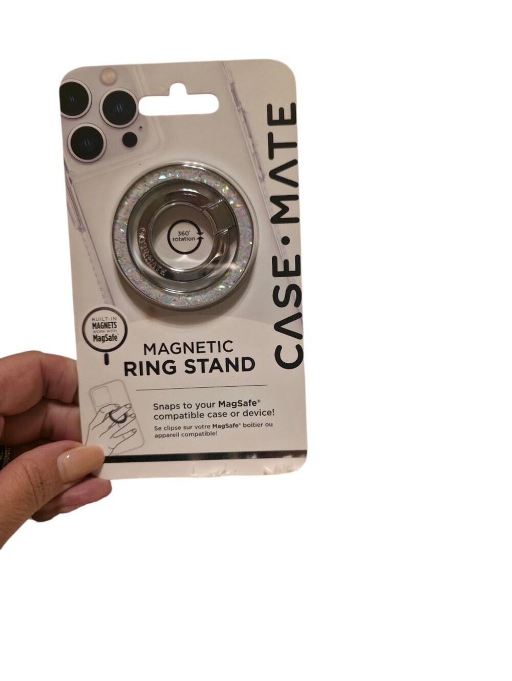 case-mate Magnetic Ring Stand - Iridescent